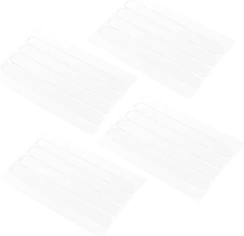 Healifty 16pcs Silicone Door Bumpers Self Adhesive Noise Dampening Pads for Cabinet Doors Walls Impact Absorbing Protector for Furniture Surfaces in Saudi Arabia