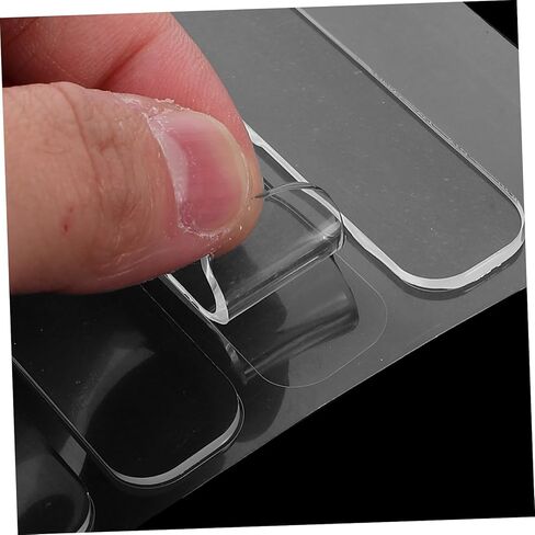 Healifty 16pcs Silicone Door Bumpers Self Adhesive Noise Dampening Pads for Cabinet Doors Walls Impact Absorbing Protector for Furniture Surfaces in Saudi Arabia