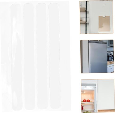 Healifty 16pcs Silicone Door Bumpers Self Adhesive Noise Dampening Pads for Cabinet Doors Walls Impact Absorbing Protector for Furniture Surfaces in Saudi Arabia