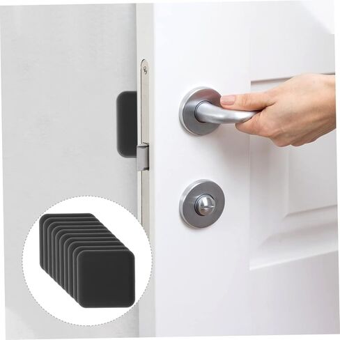 10Pcs Door Handle Wall Protector Adhesive Bumper Guard for Knobs Rounded Corner Design Suitable for Various Surfaces Prevents Wall Damage from Furniture and Doors in Saudi Arabia