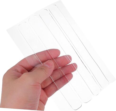 PRETYZOOM 20PCS Self Stick Silicone Bumper Pads Invisible Collision Strips for Cabinets Doors and Windows Protects Furniture and Walls with Ample Coverage and Discreet Design in Saudi Arabia