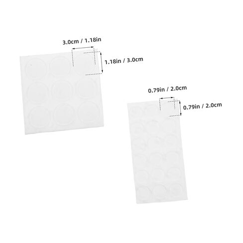 Mikikit 27pcs Toilet Seat Bumpers Self Adhesive Protective Pads for Furniture Speakers Durable Silicone Bumpers Easy Installation Versatile Use Prevent Damage from Accidental Collisions in Saudi Arabia
