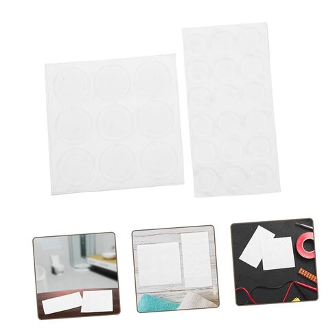 Mikikit 27pcs Toilet Seat Bumpers Self Adhesive Protective Pads for Furniture Speakers Durable Silicone Bumpers Easy Installation Versatile Use Prevent Damage from Accidental Collisions in Saudi Arabia