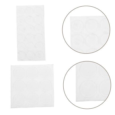 Mikikit 27pcs Toilet Seat Bumpers Self Adhesive Protective Pads for Furniture Speakers Durable Silicone Bumpers Easy Installation Versatile Use Prevent Damage from Accidental Collisions in Saudi Arabia