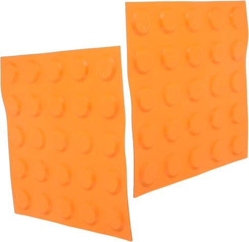 Cabilock 2pcs Non-slip Blind Sidewalk Adhesive Tiles Durable Raised Bump Dots for Enhanced Indoor Outdoor Accessibility Weather-resistant Safety Pads for Visually Impaired Navigation in Saudi Arabia