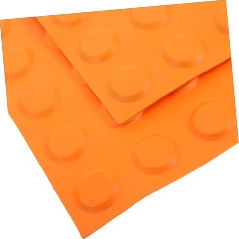 Cabilock 2pcs Non-slip Blind Sidewalk Adhesive Tiles Durable Raised Bump Dots for Enhanced Indoor Outdoor Accessibility Weather-resistant Safety Pads for Visually Impaired Navigation in Saudi Arabia