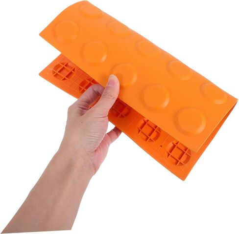 Cabilock 2pcs Non-slip Blind Sidewalk Adhesive Tiles Durable Raised Bump Dots for Enhanced Indoor Outdoor Accessibility Weather-resistant Safety Pads for Visually Impaired Navigation in Saudi Arabia