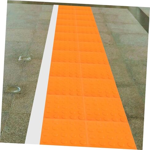 Cabilock 2pcs Non-slip Blind Sidewalk Adhesive Tiles Durable Raised Bump Dots for Enhanced Indoor Outdoor Accessibility Weather-resistant Safety Pads for Visually Impaired Navigation in Saudi Arabia