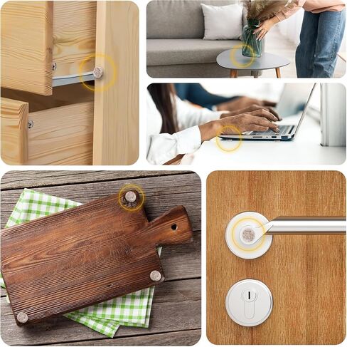 400 قطعة من مصدات أبواب الخزانة - مجموعة مختلطة من 5 أشكال، وسادات ذاتية اللصق باللون البيج لإغلاق هادئ - حماية من تثبيط الصوت للخزائن والأدراج والأثاث والجدران - Vellax in Kuwait