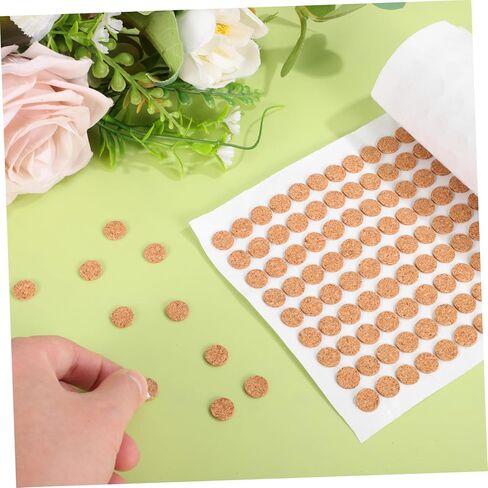 SHINEOFI 2000Pcs Self Adhesive Cork Bumper Pads for Cabinets and Noise Reducing Furniture Protectors for Home and Office Use Versatile Surface Protection in Saudi Arabia