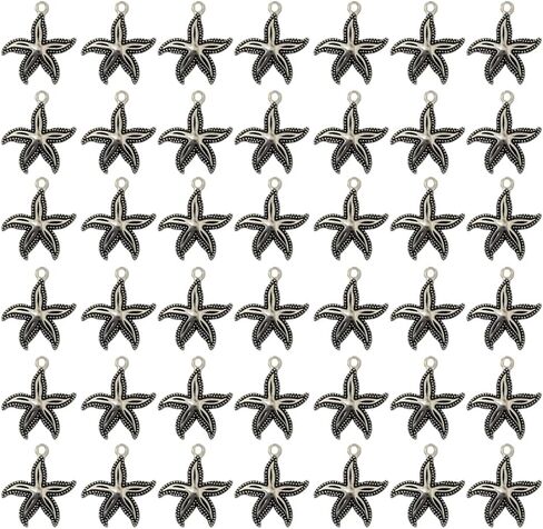 50 Pcs Antique Silver Ladybug Charms, Alloy Enamel Ladybug Pendants, Ladybug Jewelry Accessories, Insect Charms for Jewelry Making in Kuwait