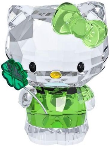 Crystal Cartoon Cat Figurines Car Ornament Cat Aniaml Paperweight Wedding Home Table DecorLady Favor Gift…… (Red) in Kuwait