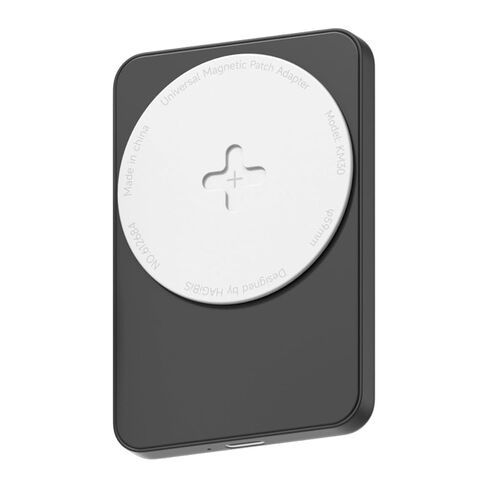 رقعة مغناطيسية Hagibis MagSafe، حلقة محول مغناطيسية، مجموعة تحويل مغناطيسية عالمية لبنك الطاقة، حاوية SSD، محطة إرساء، محور، حامل السيارة، حامل الهاتف (KM30 أبيض) in Kuwait