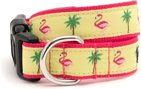 The Worthy Dog Dino Stylish & Durable Nylon Dog Collars, Adjustable Strong Buckle - Large, Navy Blue in Kuwait