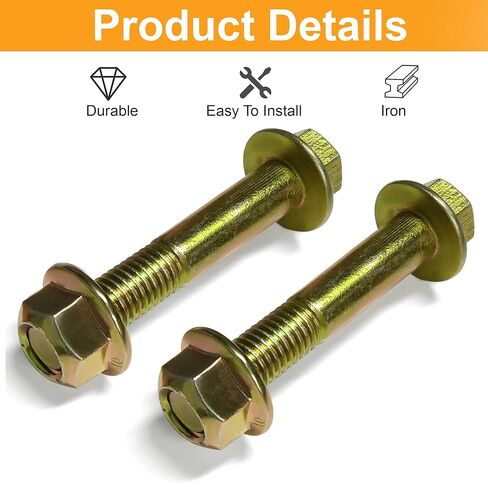 Sway Bar Lower Link Bolts Compatible with Jeep Wrangler JK/JL & Gladiator JT Replaces 6512602AA, 6104242AA, 6104718AA in Saudi Arabia