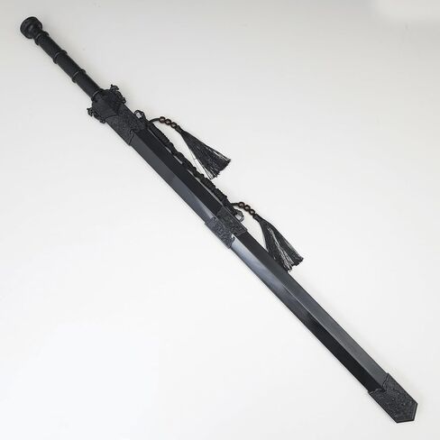 سيف تشينغ الصيني من مادة البولي بروبيلين سيف طويل مع صلابة عالية للتدريب سكين الساموراي تدريب السيف التنين نمط مقبض ديكور 39 بوصة in Kuwait