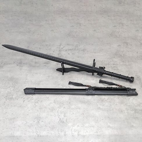 سيف تشينغ الصيني من مادة البولي بروبيلين سيف طويل مع صلابة عالية للتدريب سكين الساموراي تدريب السيف التنين نمط مقبض ديكور 39 بوصة in Kuwait