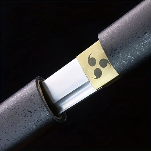 سيف الساموراي الياباني المصنوع يدويًا، من الفولاذ الكربوني 1095، كامل التانغ، مع غمد، للفنون القتالية والجمع والعرض in Kuwait