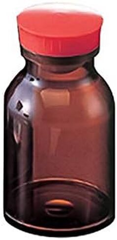 アズワン(AS ONE) medicinal powder bottle 150 mL dark brown Cap Red 1 piece 150mL(茶褐色)/0-1928-02 in Kuwait