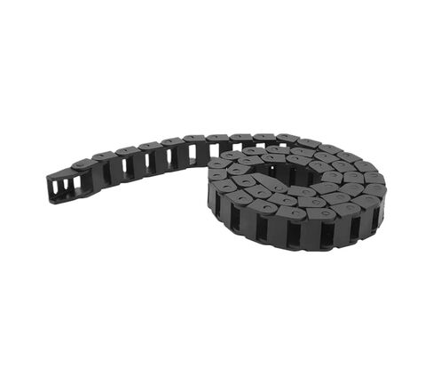 سلسلة كابل نايلون أسود 10 مم × 15 مم (ارتفاع داخلي × عرض داخلي) موصلات نهائية حامل كابل سلسلة سحب 1 متر in Kuwait