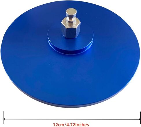 محول كوب شفط قوي متوافق مع موصل نظام KlicLok، سطح أملس بقطر 4.6 بوصة، ملحقات أجزاء فراغ كبيرة (أزرق) in Kuwait