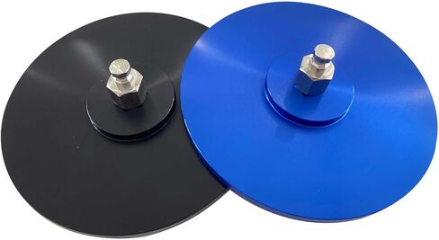 محول كوب شفط قوي متوافق مع موصل نظام KlicLok، سطح أملس بقطر 4.6 بوصة، ملحقات أجزاء فراغ كبيرة (أزرق) in Kuwait