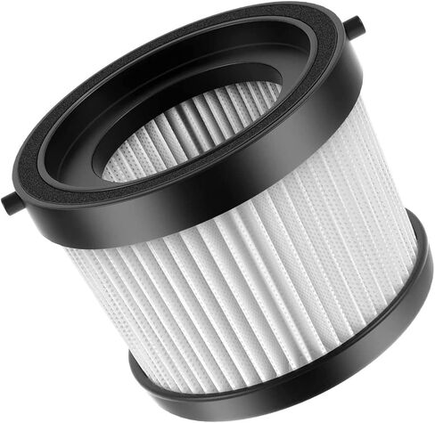 قطعتان من قطع غيار فلتر HEPA لأجزاء المكنسة الكهربائية المحمولة اللاسلكية DEWALT DCV501HB 20 فولت مع حشية سوداء، قابلة للغسل وإعادة الاستخدام، مقارنةً بالجزء DCV5011H in Kuwait