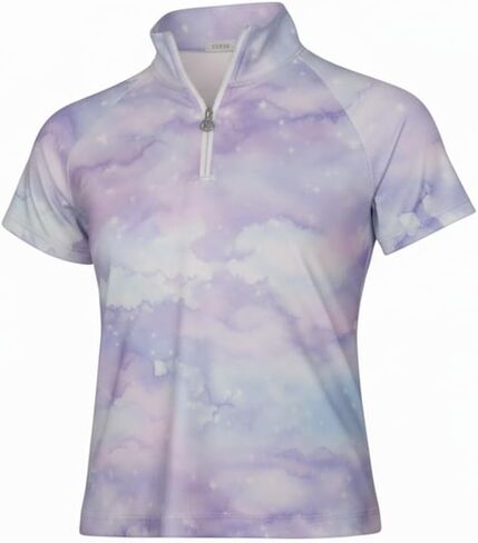 Dapplebay Kids Opalite Skies 1/4 Zip SS Riding in Saudi Arabia