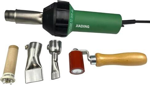 مسدس هواء ساخن احترافي بقدرة 1600 وات، مسدس حراري PVC، مسدس تسخين لحام بلاستيكي محمول باليد in Kuwait