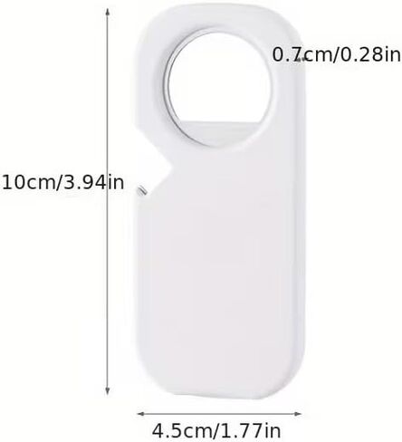3-in-1 Magnetic Bottle Opener, Can Opener & More, White Stainless Steel Manual Kitchen Tool for Beer Soda Cans, Wall Mount & Portable for Home, Camping, Bar （1Pc) in Saudi Arabia