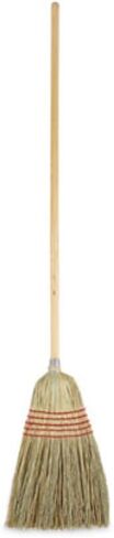 Flagged Bristle Parlor Broom Maid Broom with Wooden Handle in Kuwait