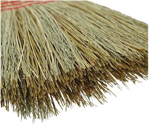 Flagged Bristle Parlor Broom Maid Broom with Wooden Handle in Kuwait