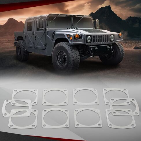 10 PCS Gear Hub Upper Retainer Shims (0.005" Thickness) Compatible with Humvee, Hmmwv in Saudi Arabia