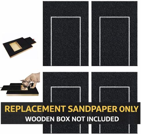 4 PCS Premier Selfive Sandpaper 35x25 سم ، 80 حبة-ورقة صنفرة بديلة للوحة خدش الكلب مع صندوق علاج in Saudi Arabia