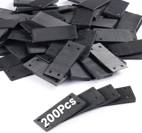 200 Shims for Furniture Leveling, Plastic Wedge Levelers for Cabinets, Tables, Refrigerators, Beds in Saudi Arabia