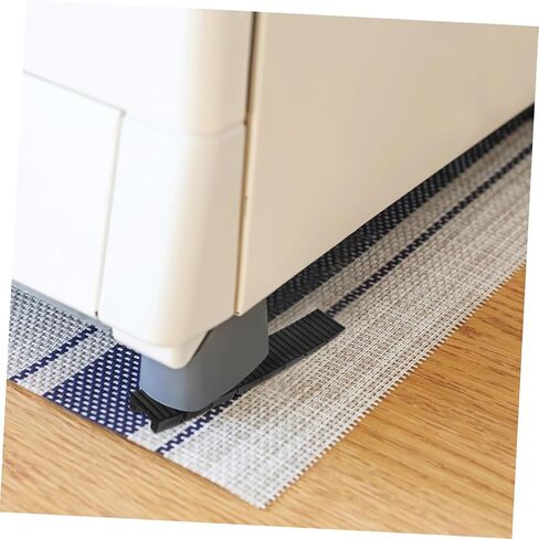 POPETPOP 20pcs Heavy Duty Furniture Wedges Leveling Shims Table Leg Levelers PP Material Black for Home Improvement Prevent Wobbly Tables and Secure Furniture Stability in Saudi Arabia