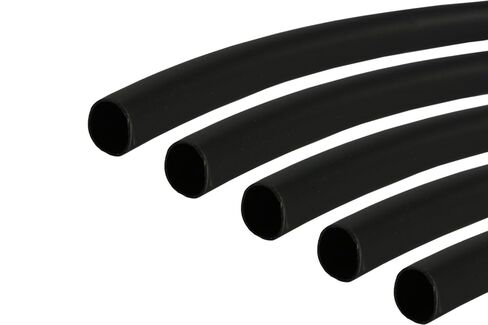 5 Lot TEMCo 3/8" Marine Heat Shrink Tube 3:1 Adhesive Glue Lined 4 ft Black in Saudi Arabia