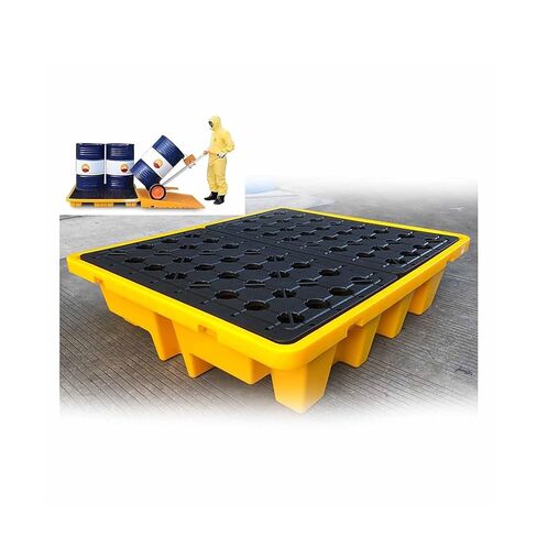 Oil Drip Tray Spill Containment Pallet Spill Containment Tray Lab Spill Control Supplies Kitchen & Basement Safe Storage(120x60x18cm) in Saudi Arabia