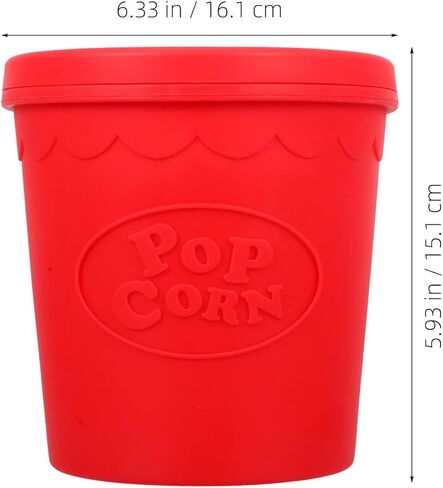 Reusable Silicone Popcorn Bucket Party Snack Container Movie Night Favor in Saudi Arabia