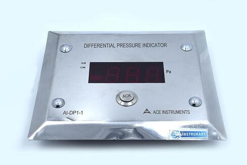 Clean Room Digital Differential Pressure Indicator Transmitter (Range: 0 to 100 Pascals) Along with Calibration Certificate and 12 Months Manufacturing Warranty Model: AI-DP1-LED in Kuwait