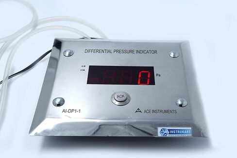Clean Room Digital Differential Pressure Indicator Transmitter (Range: 0 to 100 Pascals) Along with Calibration Certificate and 12 Months Manufacturing Warranty Model: AI-DP1-LED in Kuwait