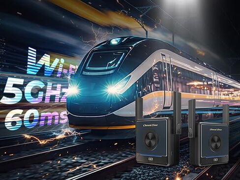 Ezcast Omni One Wireless HDMI Extender - ينقل عبر الحواجز ، هوائي مزدوج مع 5 جيجا هرتز Wi -Fi ، <60 مللي ثانية زمن انتقال ، يدعم ما يصل إلى 4 مستقبلات ، HDMI و USB - C/DP in Kuwait