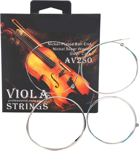 4 Pcs AV280 Viola Strings, Viola String Set Steel Core Viola Strings for 14 16 Violas Professional Viola String Professional in Saudi Arabia