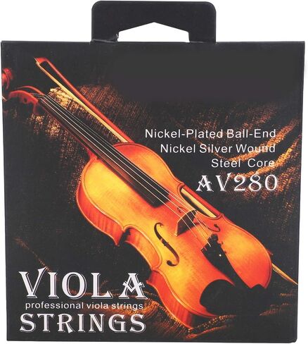 4 Pcs AV280 Viola Strings, Viola String Set Steel Core Viola Strings for 14 16 Violas Professional Viola String Professional in Saudi Arabia