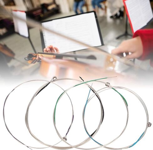 4 Pcs AV280 Viola Strings, Viola String Set Steel Core Viola Strings for 14 16 Violas Professional Viola String Professional in Saudi Arabia
