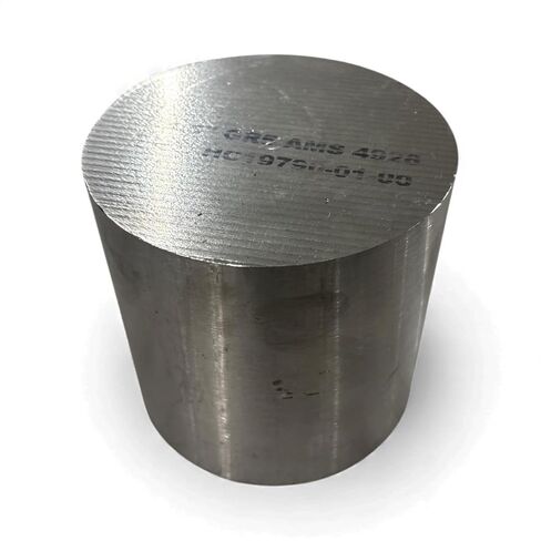 4.500 (4-1/2 بوصة) × 4 بوصة، قضيب دائري من التيتانيوم 6AL-4V درجة 5 in Kuwait