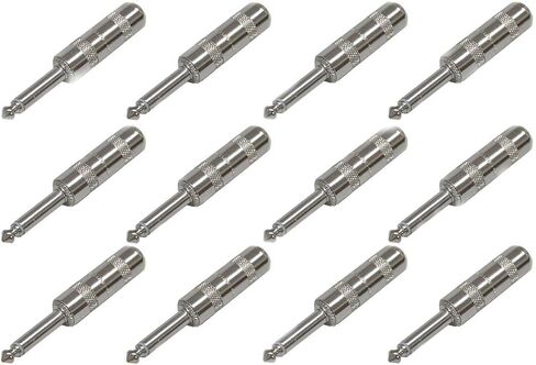 12 - New Switchcraft 280 1/4 6.35 mm 2-Conductor Mono TS Guitar Plug Solder Type in Kuwait