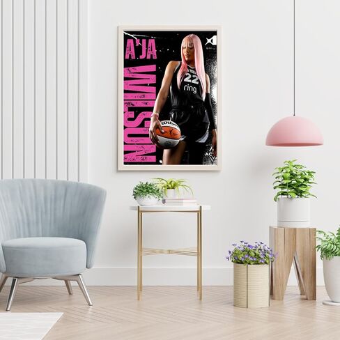 A'ja Wilson A'One Las Vegas Aces WNBA Basketball Poster Large 18x24 inches, Gloss Finish in Saudi Arabia