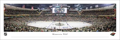 مينيسوتا وايلد - ملصق NHL غير مؤطر من Blakeway Panoramas in Saudi Arabia