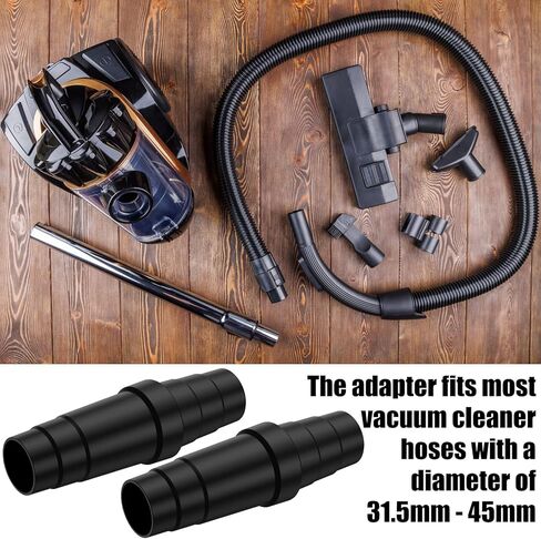2Pcs Vacuum Cleaner Adapter Universal Vacuum Hose Adapter Professional Extraction Hose Adaptor Replacement Wet Dry Cleaner Attachment Converter for Tool in Saudi Arabia